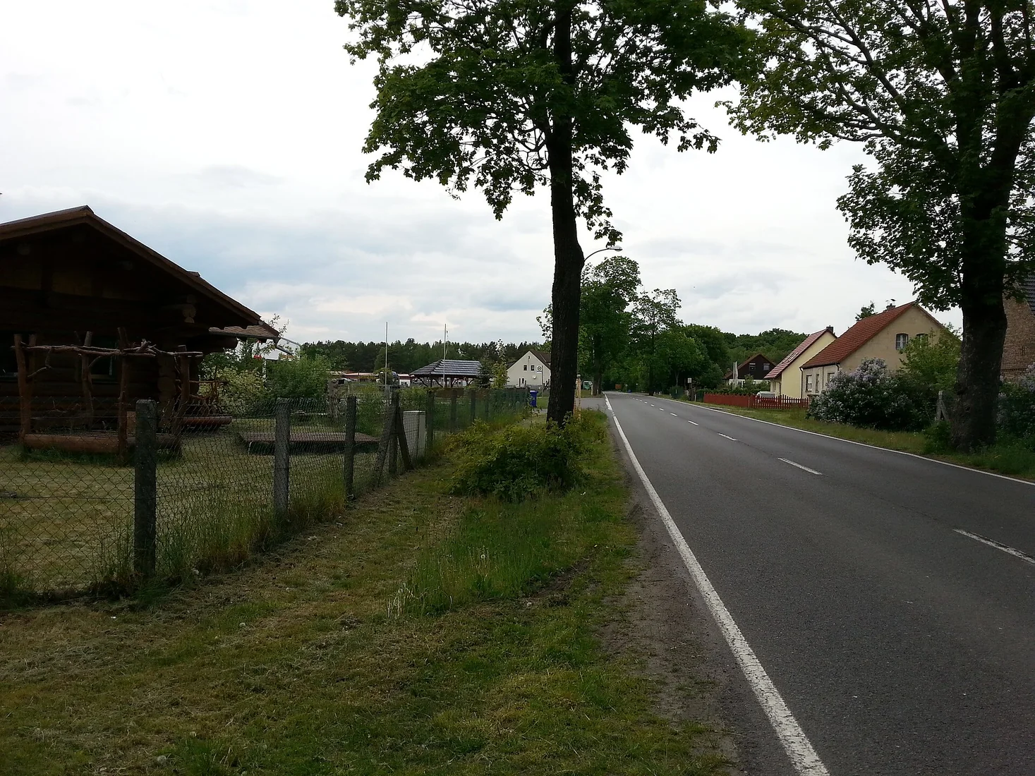 Dorfkern von Wenzlow im Ortsteil Dannenreich, Gemeinde Heidesee