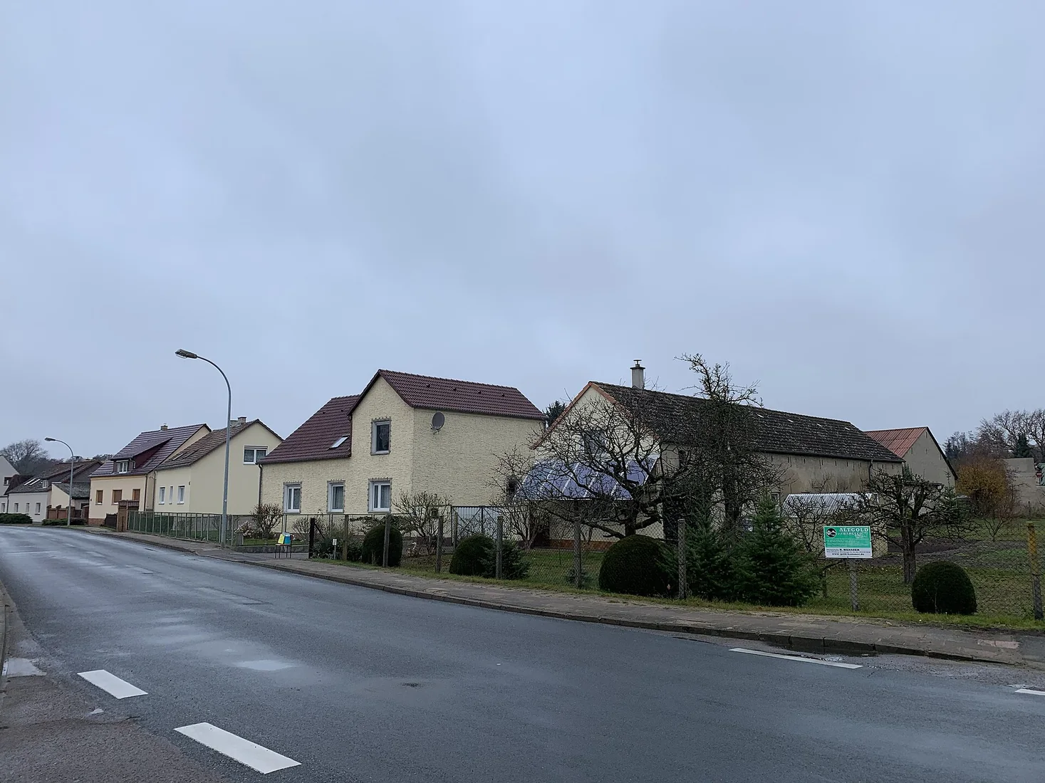 Ortsansicht von Wolzig, Gemeinde Heidesee